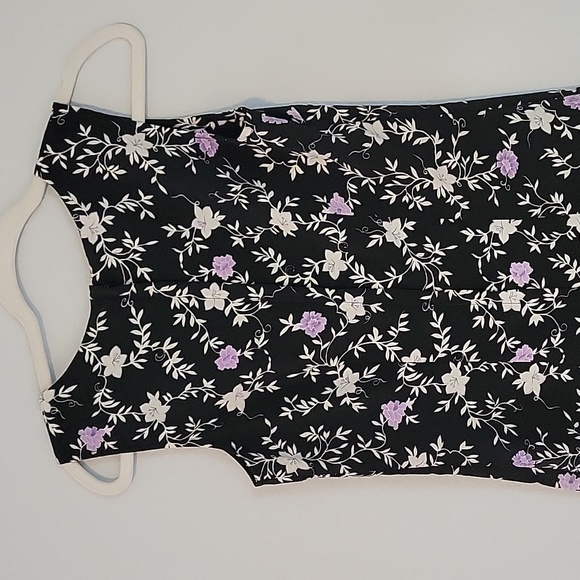 Boat neck floral mini/midi dress - Picture 3 of 3